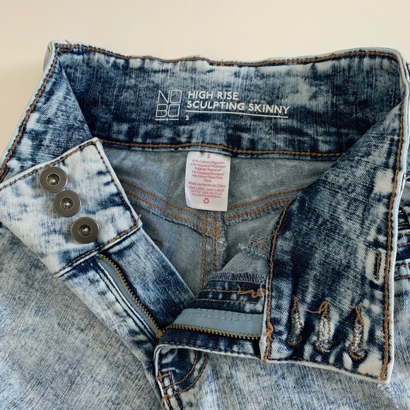 NO-BO high rise jean, sculpting skinny Jean - Picture 3 of 3